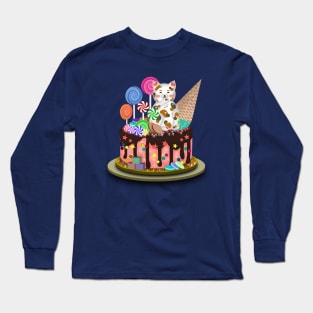 Birthday cake - Happy birthday for the loved one Long Sleeve T-Shirt